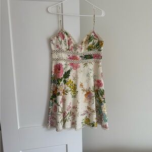 Zimmermann Floral Lace Dress